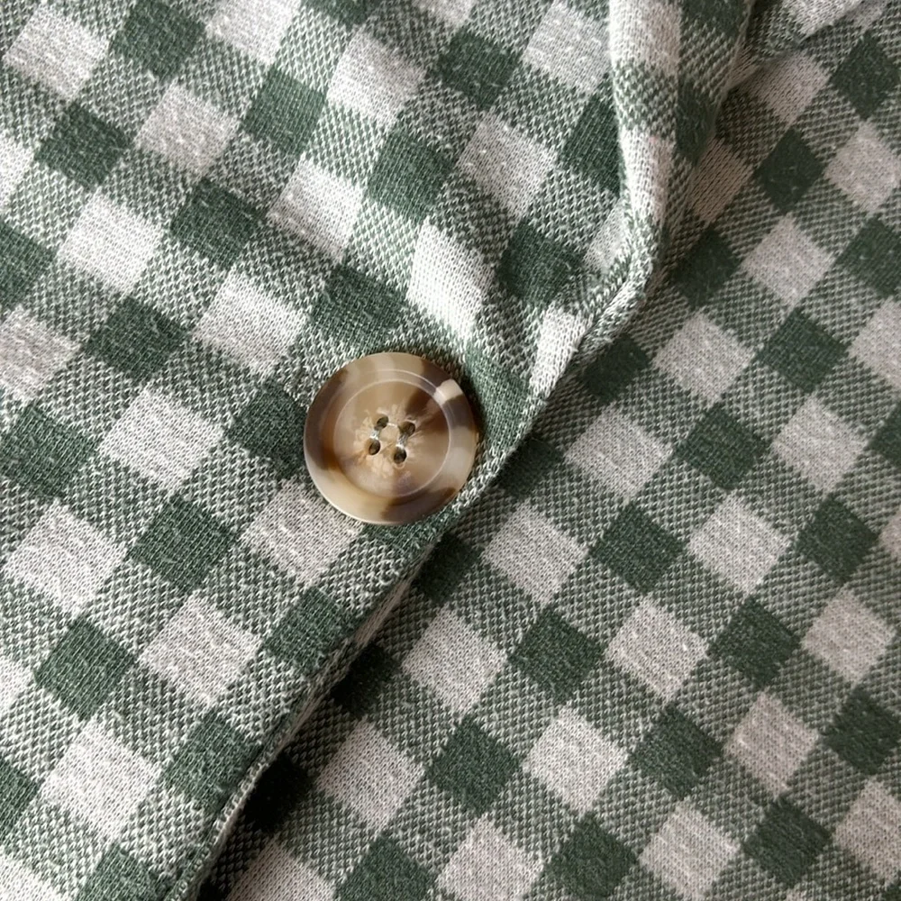 Alter’d State Gingham Blazer. Green Check | Lightweight | Jacket Women’s Sz-S